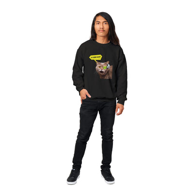 Sudadera Unisex Estampado de Gato "9000 Miaus" Michilandia