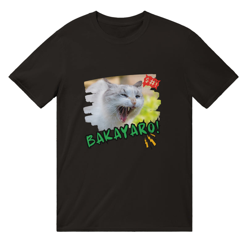 Camiseta Unisex Estampado de Gato "Eres un idiota" Michilandia | La tienda online de los amantes de gatos