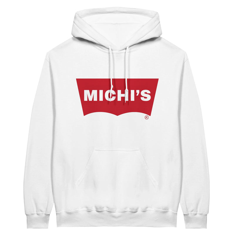 Sudadera con Capucha Unisex Estampado de Gato "Michi's Denim" Michilandia | La tienda online de los fans de gatos