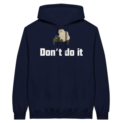 Sudadera con Capucha Unisex Estampado de Gato "Don't do it" Michilandia | La tienda online de los fans de gatos