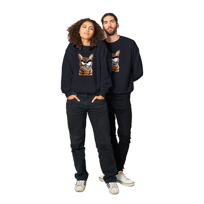 Sudadera Unisex Estampado de Gato "Bengala Malicioso" Michilandia