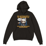 Sudadera con capucha unisex estampado de gato "Cyborg Kitty" Michilandia | La tienda online de los amantes de gatos