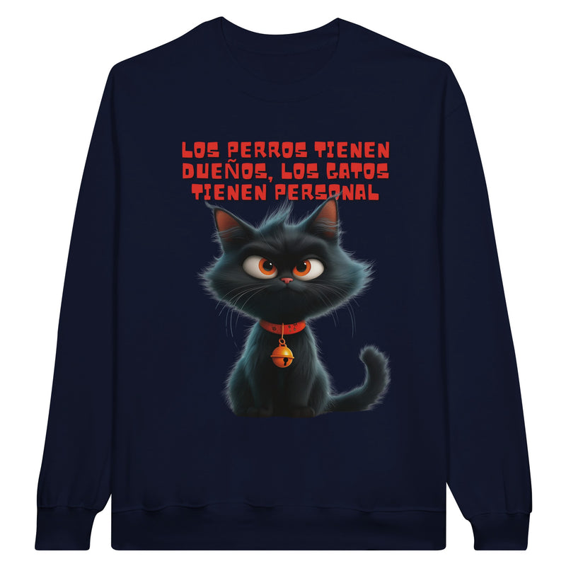 Sudadera Unisex Estampado de Gato "Personal Felino" Michilandia | La tienda online de los fans de gatos