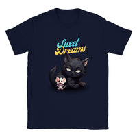 Camiseta unisex estampado de gato "Sweet Dreams" Gelato