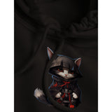 Sudadera con capucha unisex estampado de gato "Nin-Gato Akatsuki" Michilandia | La tienda online de los amantes de gatos