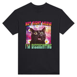 Camiseta Unisex Estampado de Gato "Momento de Distancia" Michilandia