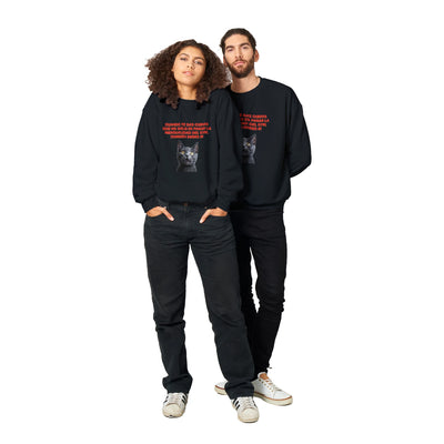 Sudadera Unisex Estampado de Gato "Membership" Michilandia | La tienda online de los fans de gatos