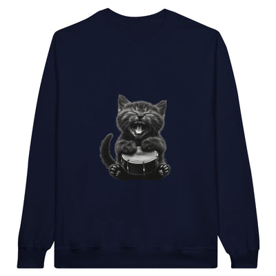 Sudadera Unisex Estampado de Gato "TamTam Felino" Michilandia | La tienda online de los fans de gatos