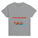 Camiseta Junior Unisex Estampado de Gato "Drama Queen" Michilandia