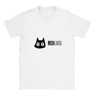 Camiseta júnior unisex estampado de gato 