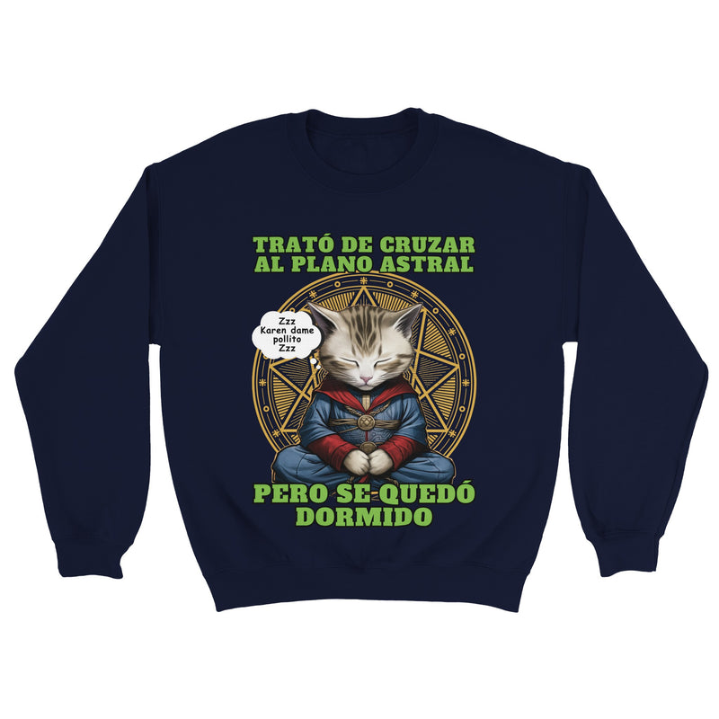 Sudadera unisex estampado de gato "Doctor Miau" Michilandia | La tienda online de los amantes de gatos