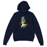 Sudadera con Capucha Unisex Estampado de Gato "Retrato Renacentista" Michilandia | La tienda online de los fans de gatos