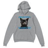 Sudadera con Capucha Unisex Estampado de Gato "Miau y el Pastel" Michilandia | La tienda online de los fans de gatos