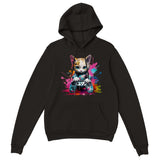 Sudadera con capucha unisex estampado de gato "Fluffy Gaming" Gelato