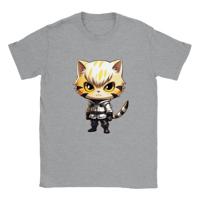 Camiseta unisex estampado de gato "Gatenos: El Cyborg Felino" Michilandia | La tienda online de los amantes de gatos