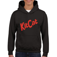 Sudadera con capucha júnior estampado de gato "KitCat Break" Michilandia | La tienda online de los fans de gatos