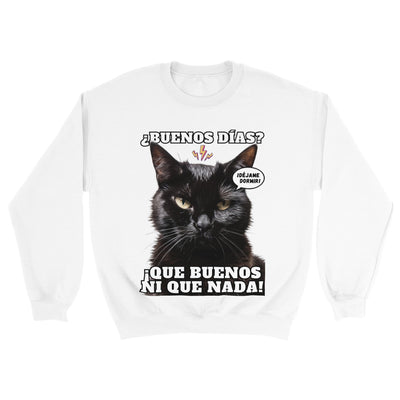 Sudadera unisex estampado de gato "Amanecer Hostil" Michilandia | La tienda online de los amantes de gatos