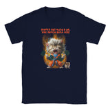 Camiseta Junior Unisex Estampado de Gato "Fuerza Felina Saiyajin" Michilandia | La tienda online de los fans de gatos