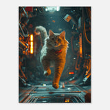 Lienzo de gato "Zero Gravity Cat" Michilandia | La tienda online de los fans de gatos