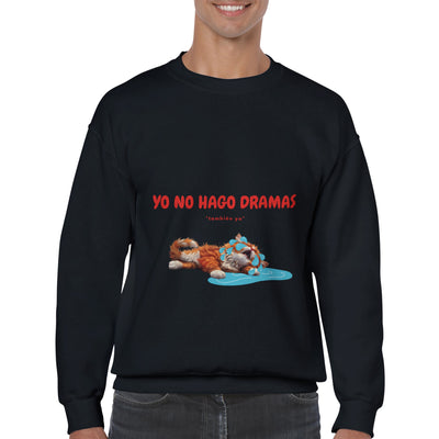 Sudadera Unisex Estampado de Gato 