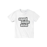 Camiseta Junior Unisex Estampado de Gato "Grand Purrr Auto" Michilandia | La tienda online de los fans de gatos