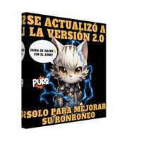 Lienzo de Gato "Cyborg Kitty" Michilandia | La tienda online de los amantes de gatos