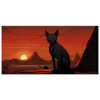 Lienzo de gato "Sphynx en el Desierto"