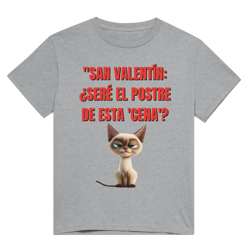 Camiseta Unisex Estampado de Gato "Miau Romántico" Michilandia | La tienda online de los fans de gatos