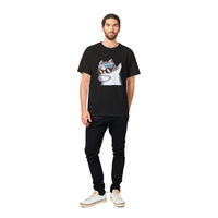Camiseta Unisex Estampado de Gato "Miau Dabber" Michilandia | La tienda online de los fans de gatos