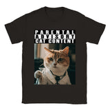 Camiseta unisex estampado de gato "Michi Científico" Gelato