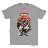 Camiseta unisex estampado de gato "Michi Karateka" Gelato
