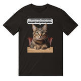 Camiseta unisex estampado de gato "Confesión Incomoda" Michilandia | La tienda online de los fans de gatos