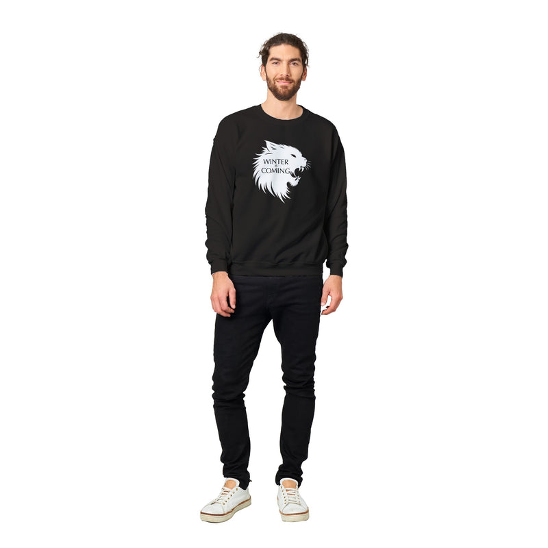 Sudadera Unisex Estampado de Gato "Nieve y Garra" Michilandia | La tienda online de los fans de gatos