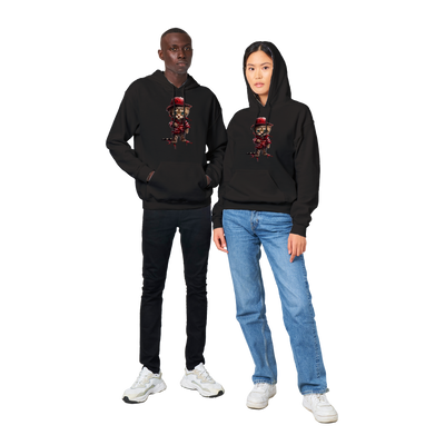 Sudadera con capucha unisex estampado de gato "Michi Krueger" Gelato