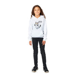 Sudadera con capucha júnior estampado de gato "Fantasma Miaurador" Michilandia | La tienda online de los fans de gatos