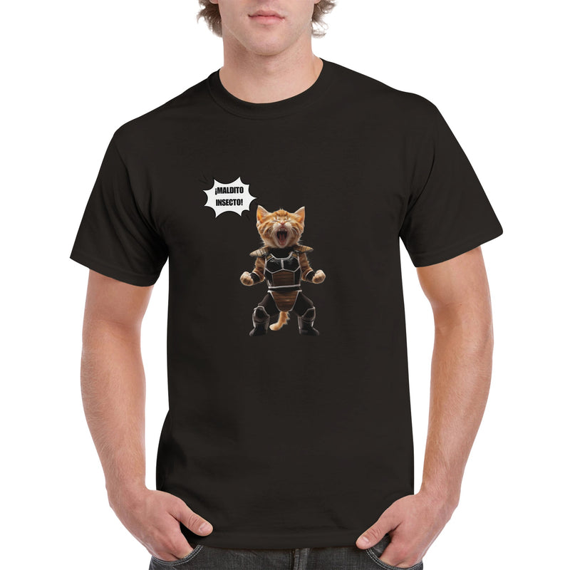 Camiseta Unisex Estampado de Gato 