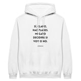 Sudadera con Capucha Unisex Estampado de Gato "Dictador Doméstico" Michilandia | La tienda online de los fans de gatos