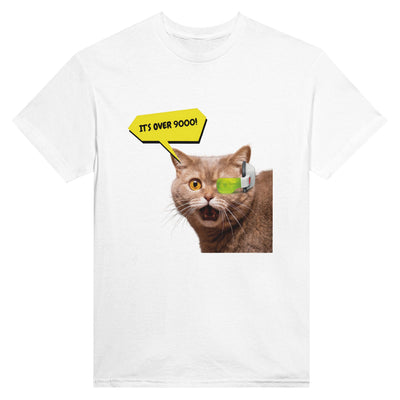 Camiseta Unisex Estampado de Gato "9000 Miaus" Michilandia