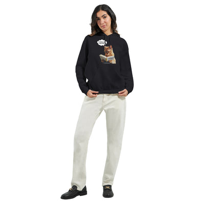 Sudadera con Capucha Unisex Estampado de Gato "Entrenando Humanos" Michilandia