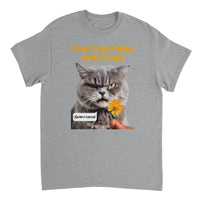 Camiseta Unisex Estampado de Gato "Antojos Felinos" Michilandia | La tienda online de los fans de gatos
