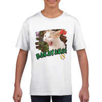 Camiseta Junior unisex Estampado de Gato 