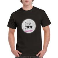 Camiseta Unisex Estampado de Gato 