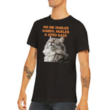 Camiseta unisex estampado de gato "Indignación Felina" Michilandia | La tienda online de los fans de gatos