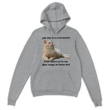 Sudadera con Capucha Unisex Estampado de Gato "Gato del Día" Michilandia | La tienda online de los fans de gatos