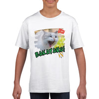 Camiseta Junior Unisex Estampado de Gato 