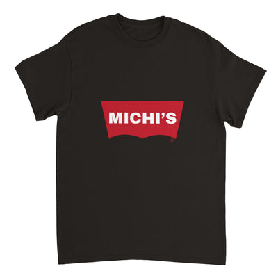 Camiseta Unisex Estampado de Gato "Michi's Denim" Michilandia | La tienda online de los fans de gatos