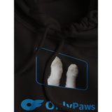 Sudadera con Capucha Unisex Estampado de Gato "Only Paws" Michilandia | La tienda online de los fans de gatos