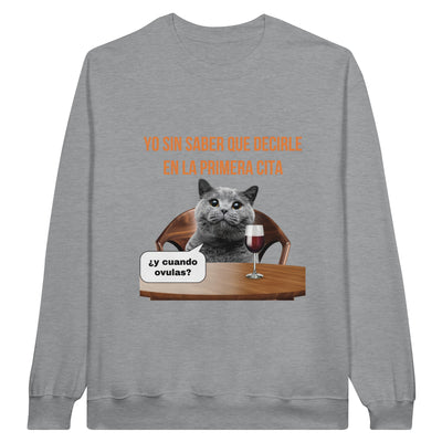 Sudadera Unisex Estampado de Gato "Rompehielos" Michilandia