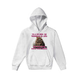 Sudadera con capucha júnior estampado de gato "Desilusión Anual" Michilandia | La tienda online de los fans de gatos