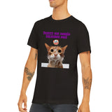 Camiseta unisex estampado de gato "Traición Felina" Gelato